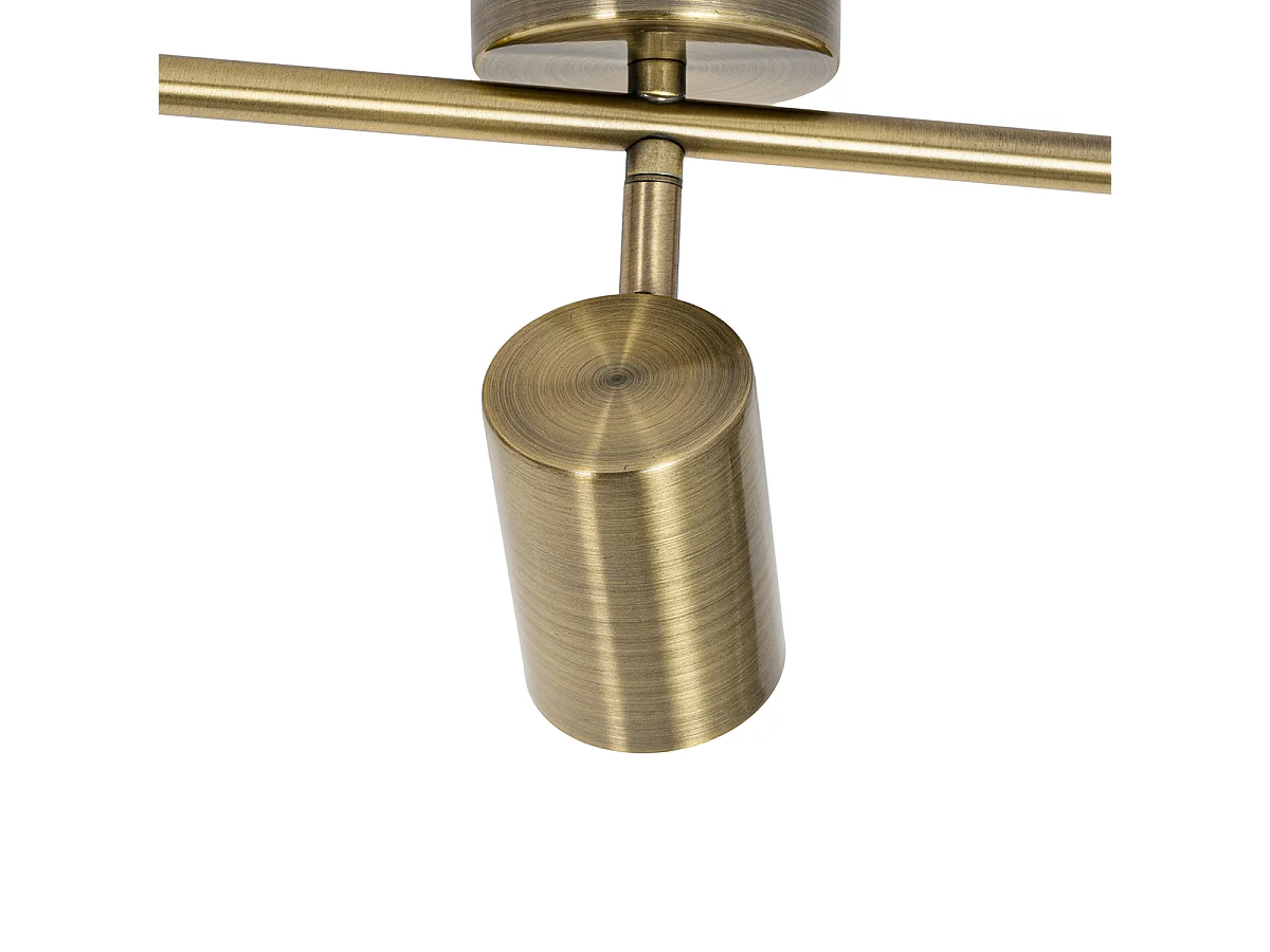 Spot moderne inclinable bronze 3 lumières - Jeana
