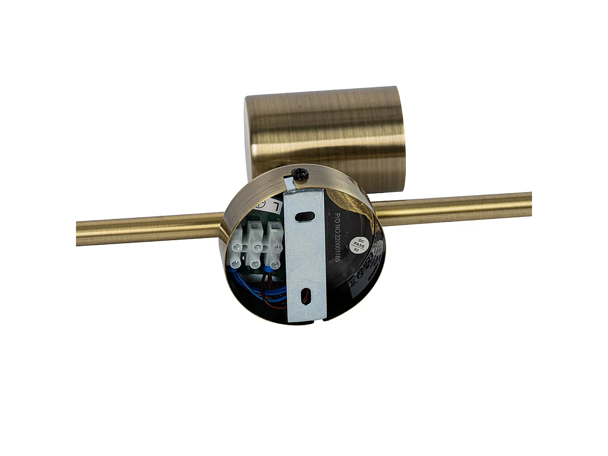 Spot moderne inclinable bronze 3 lumières - Jeana
