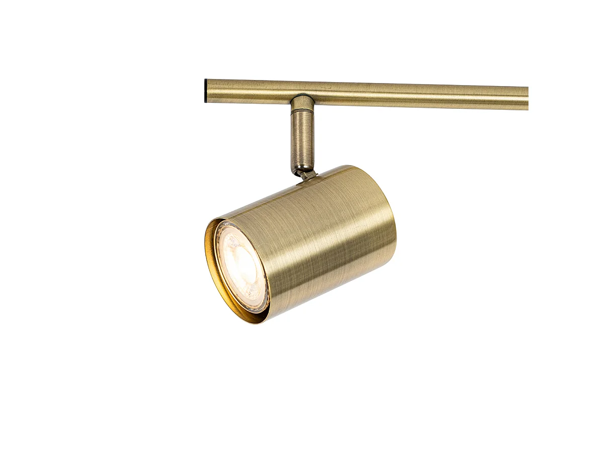 Spot moderne inclinable bronze 3 lumières - Jeana