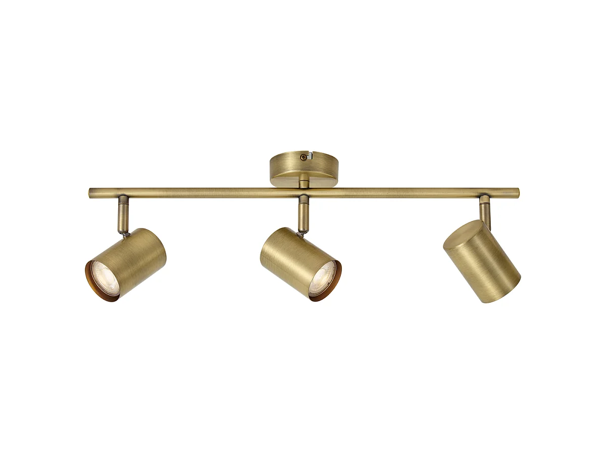 Spot moderne inclinable bronze 3 lumières - Jeana