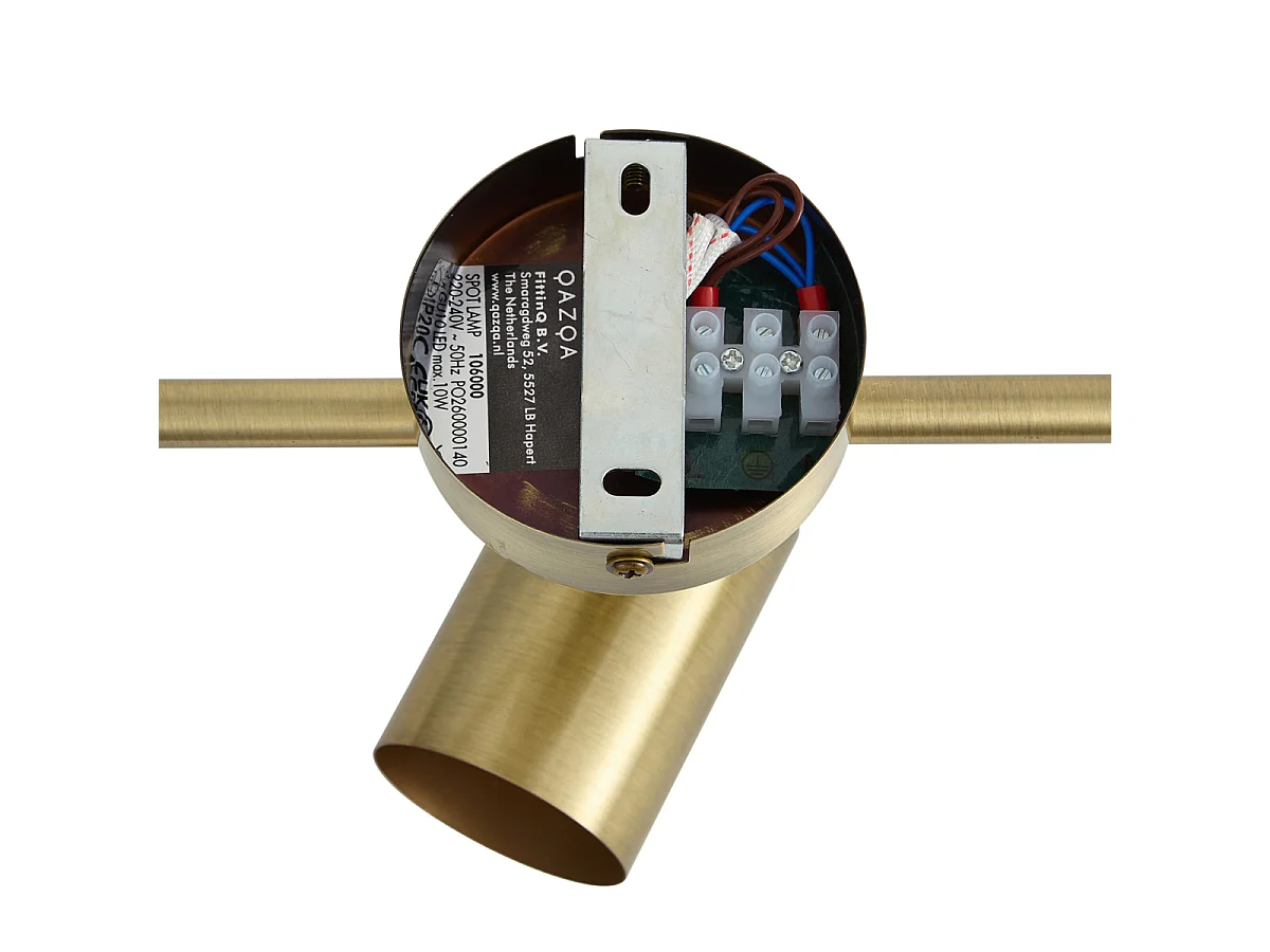 Spot moderne inclinable bronze 3 lumières - Jeana