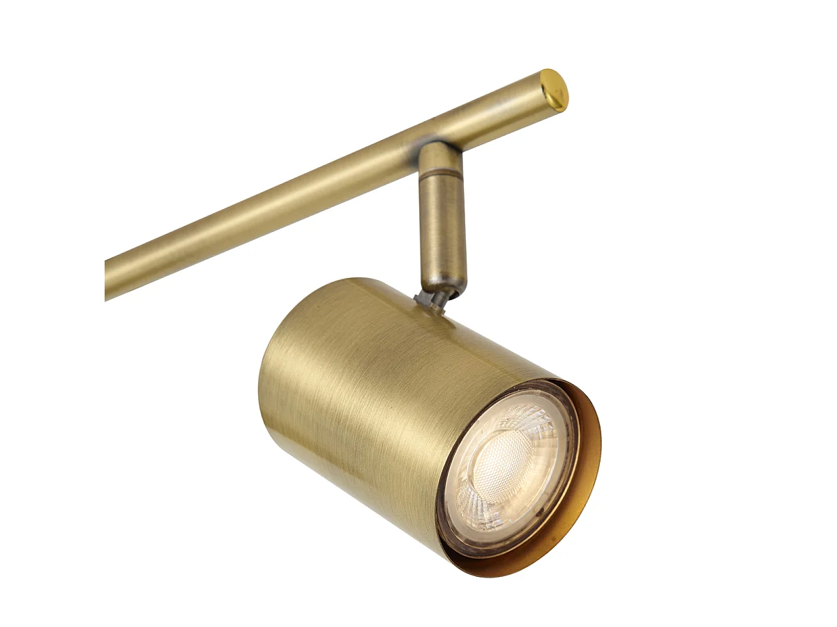 Spot moderne inclinable bronze 3 lumières - Jeana