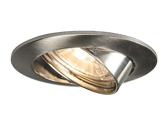 Spot encastré orientable en acier - Edu