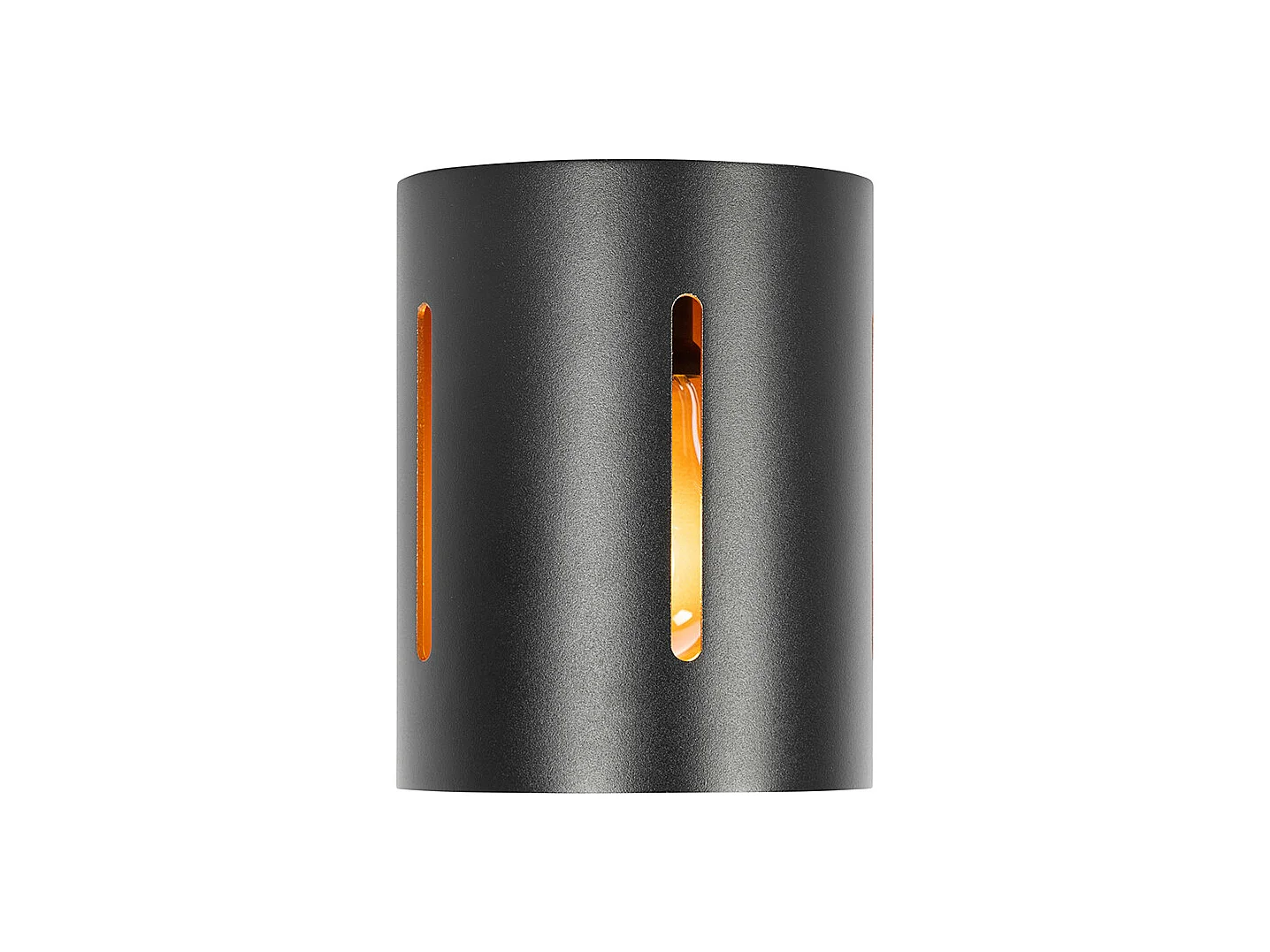 Plafonnier design noir avec intérieur doré - Yana