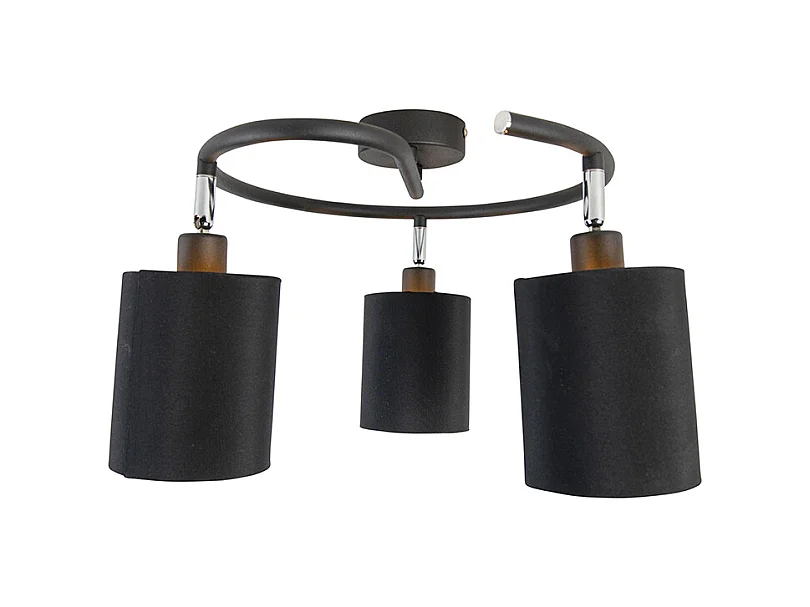 Plafonnier moderne noir - Lofty