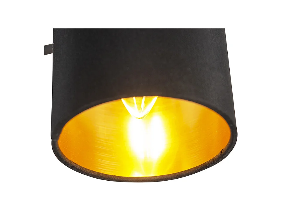 Plafonnier moderne noir - Lofty