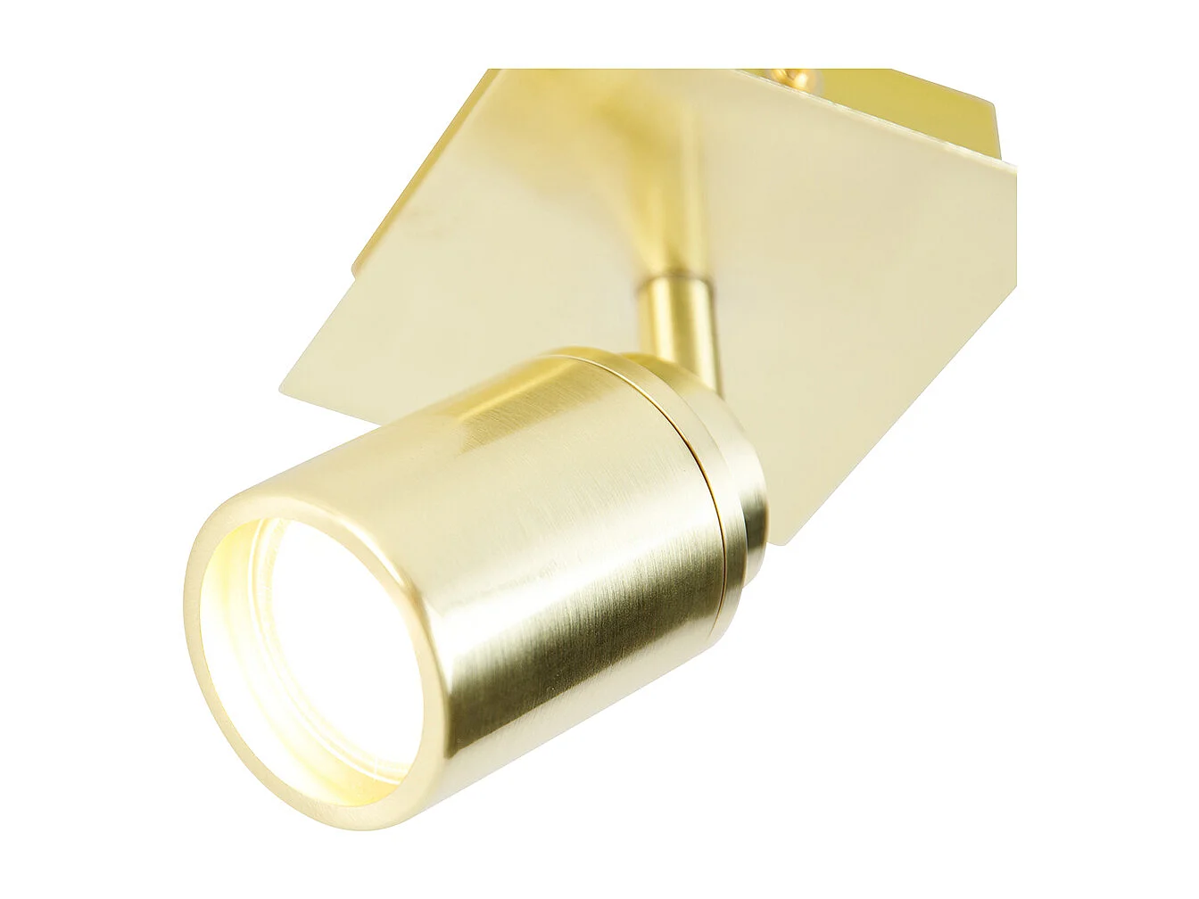 Spot salle de bain moderne laiton carré IP44 - Ducha