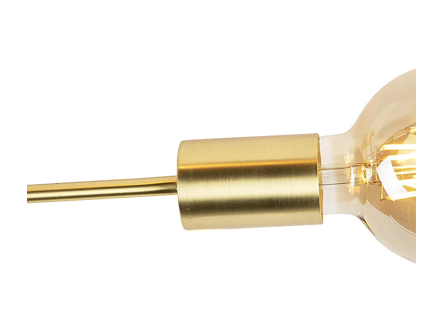 Plafonnier industriel laiton 6 lumières - Sydney