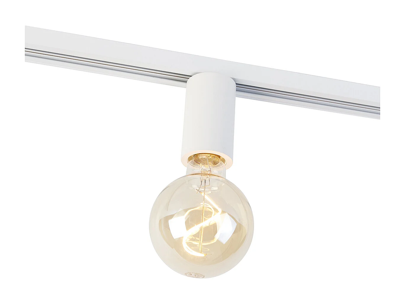 Douille E27 avec suspension sur rail pour rail monophasé blanc - Jeana