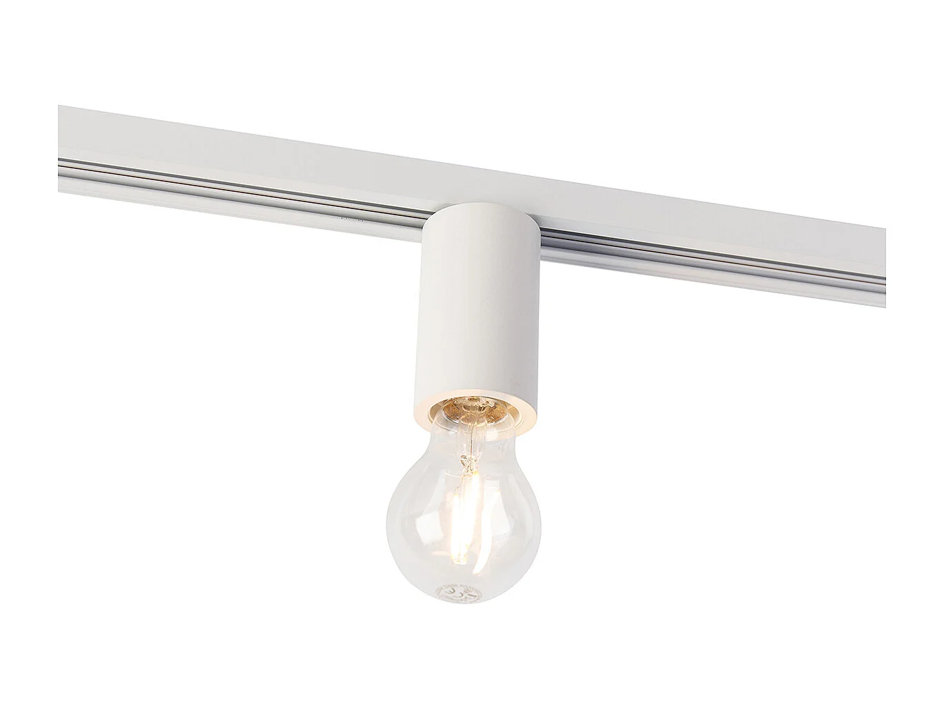 Douille E27 avec suspension sur rail pour rail monophasé blanc - Jeana