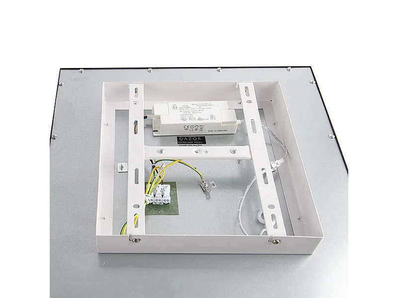 Panneau LED moderne noir 40 cm avec LED - Liv