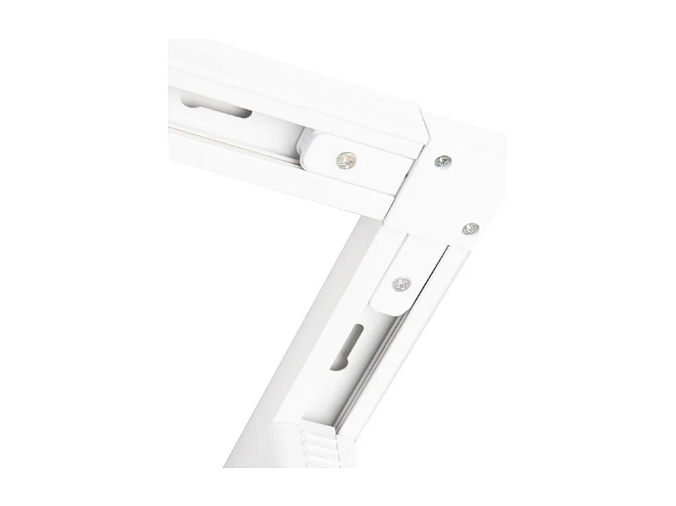 Système d'éclairage sur rail intelligent blanc monophasé 5 lumières avec WiFi GU10 - Iconic Jeany