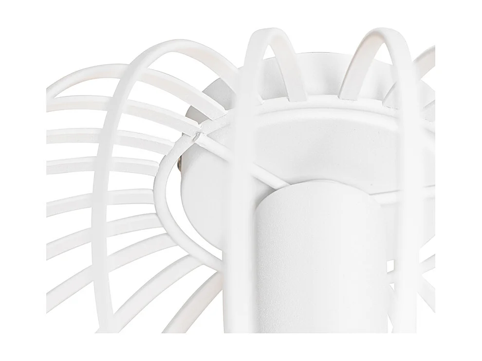 Plafonnier design blanc 30 cm - Johanna