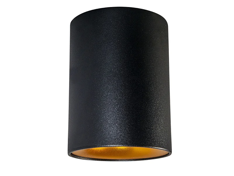 Spot design moderne noir avec or - Ronda