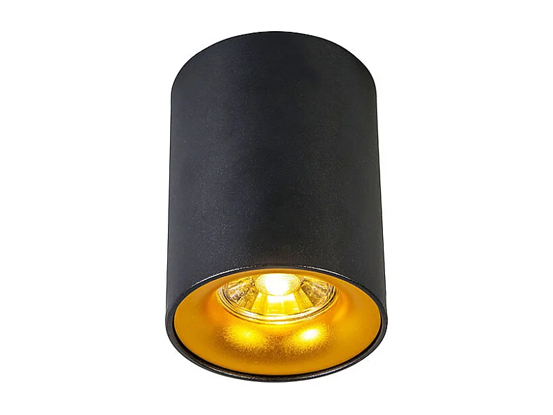 Spot design moderne noir avec or - Ronda