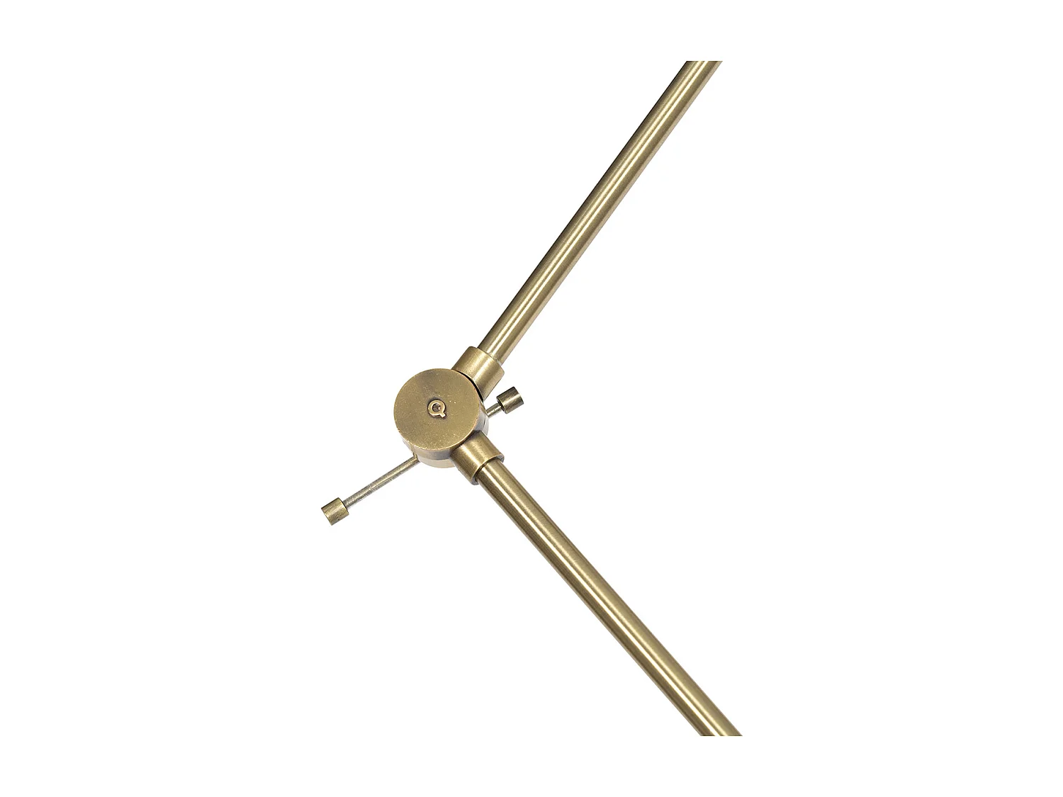 Plafonnier rétro rose avec bronze - Milou