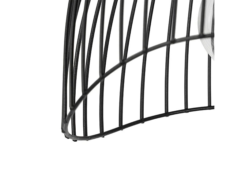 Plafonnier design noir 20 cm - Pua