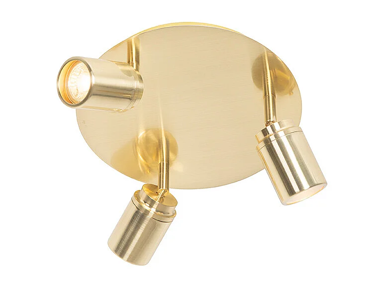 Spot de salle de bain moderne en laiton 3 lumières IP44 - Ducha