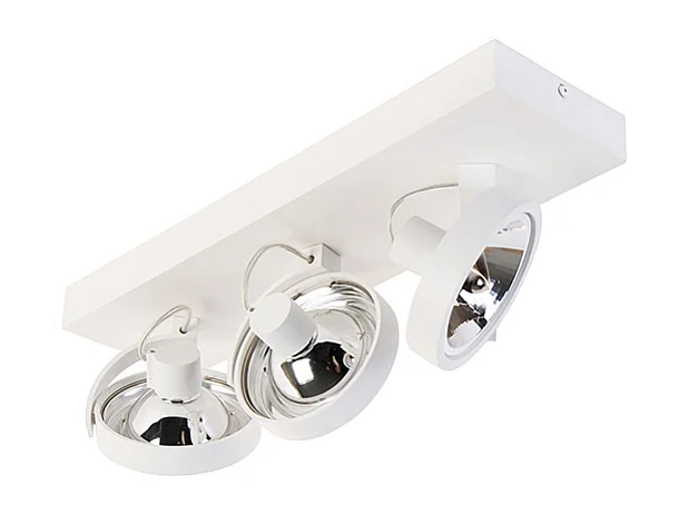 Spot design blanc orientable 3 lumières - Go