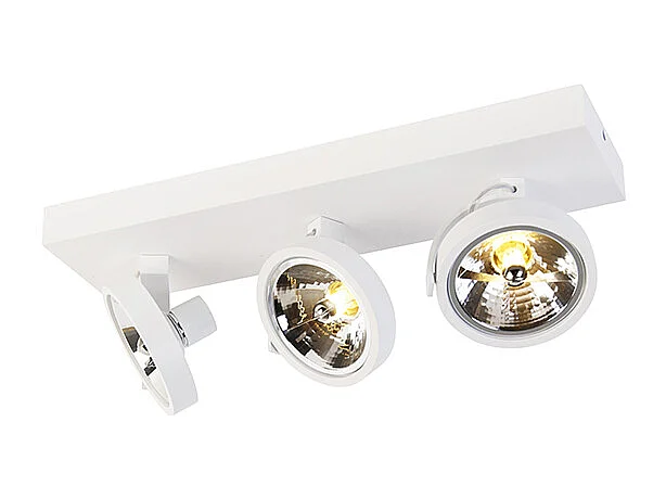 Spot design blanc orientable 3 lumières - Go