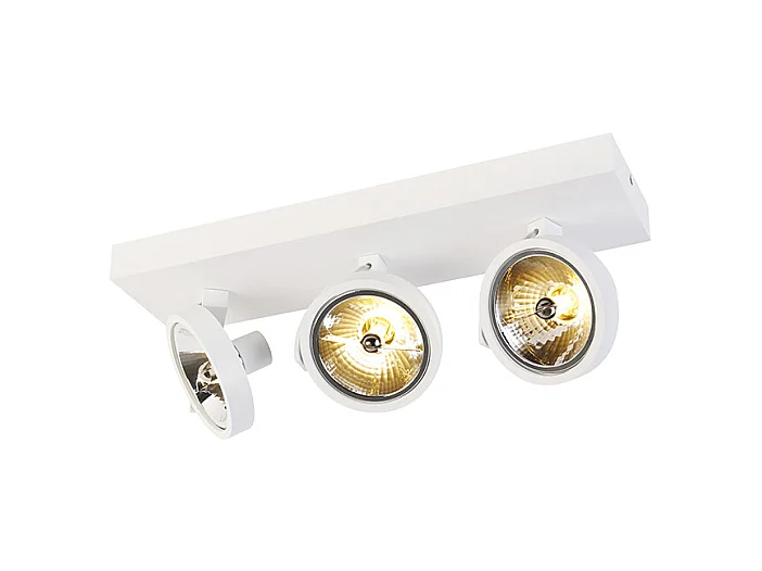 Spot design blanc orientable 3 lumières - Go