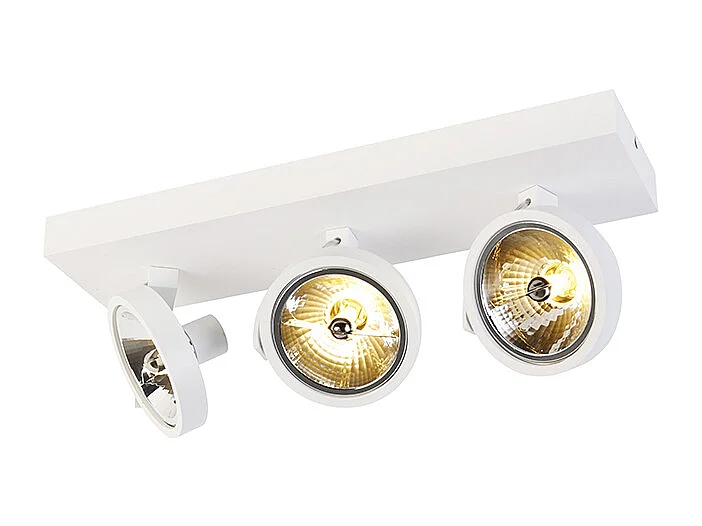 Spot design blanc orientable 3 lumières - Go