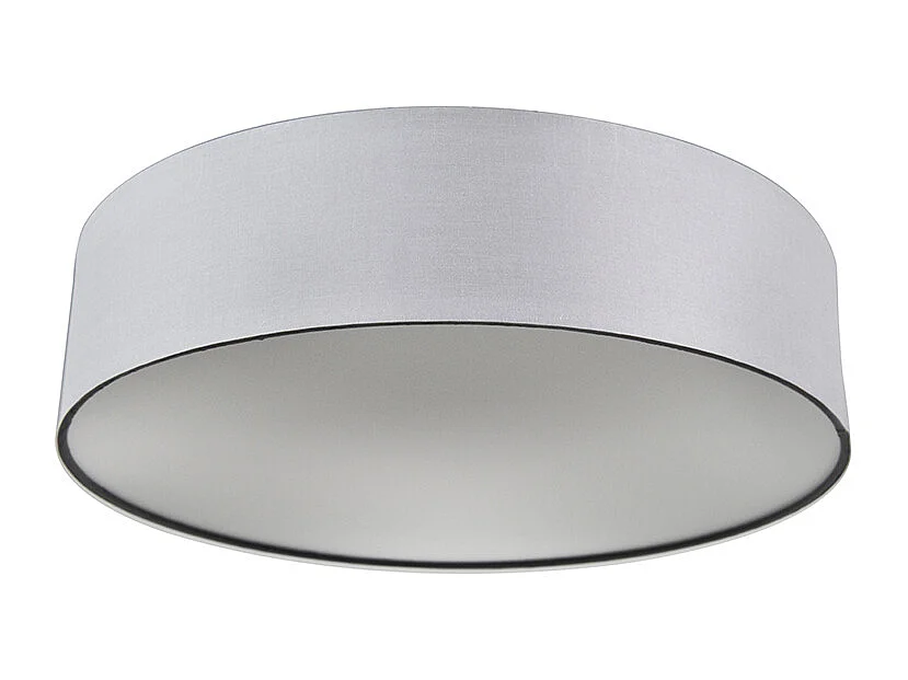 Plafonnier gris 40 cm avec LED - DRUM LED
