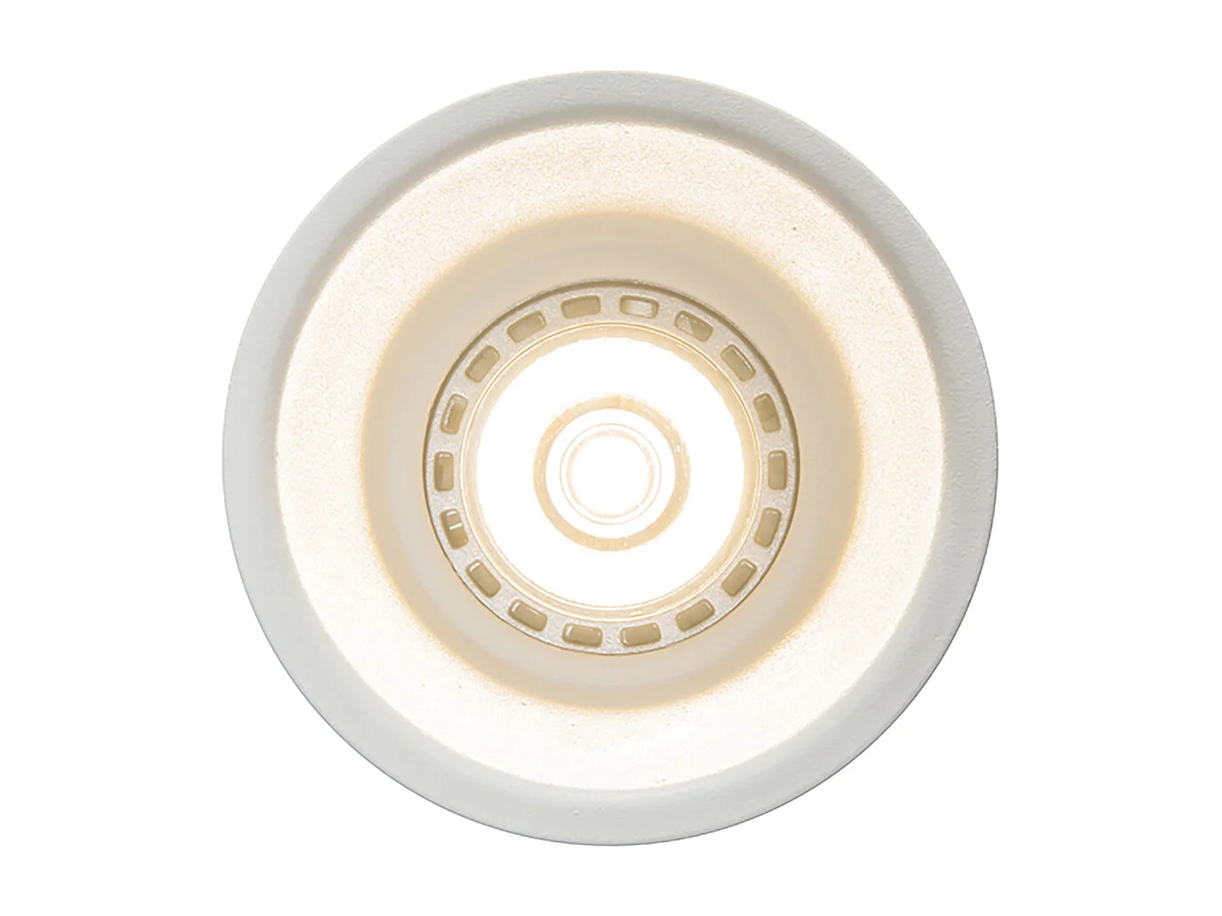 Lot de 3 spots encastrés modernes blancs - Dept