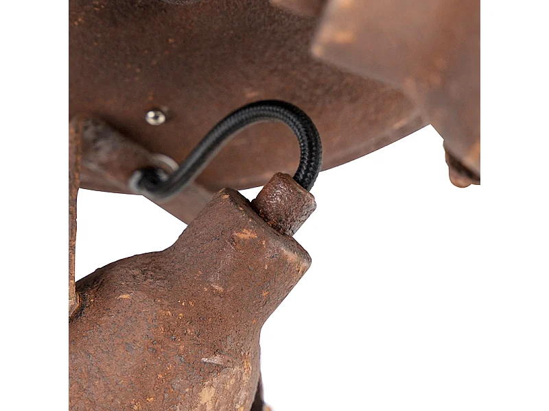 Projecteur robuste rouille 3 spots - Sorra