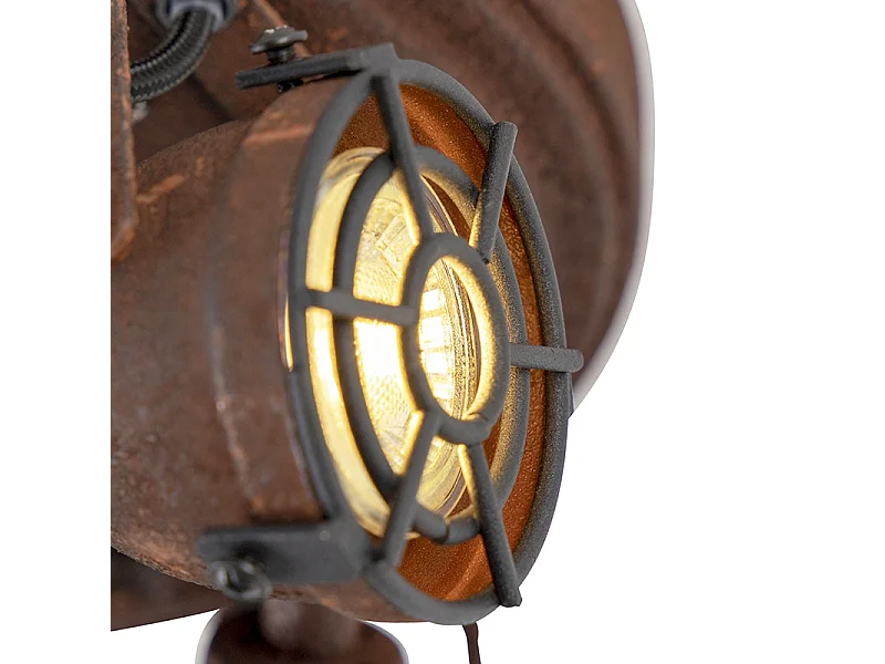 Spot cool rouille brun 3 lumières - Sorra