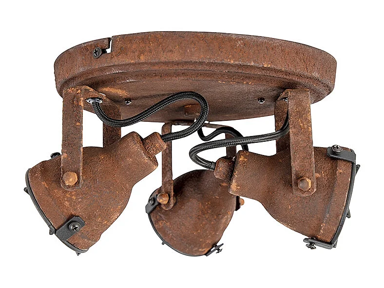 Spot cool rouille brun 3 lumières - Sorra