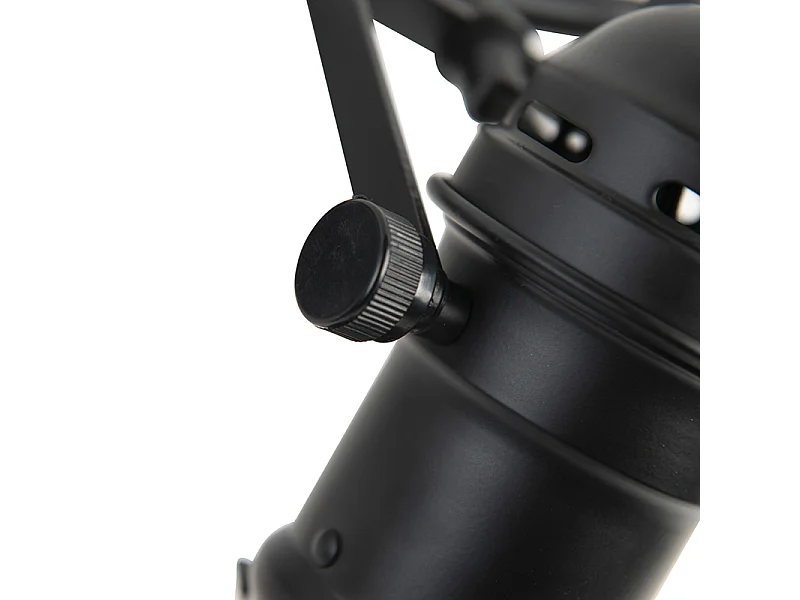 Spot industriel noir 2 lumières avec volets - Movie