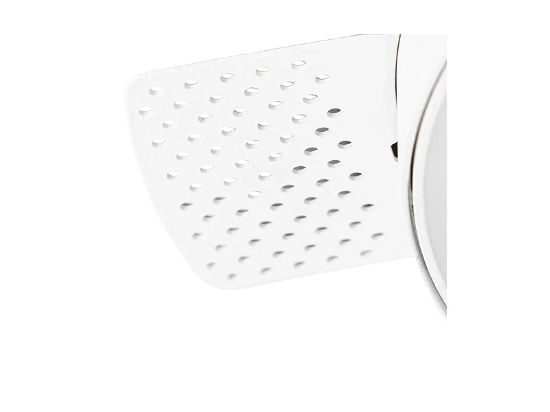 Spot encastré moderne blanc GU10 AR111 rond sans enjoliveur - Oneon