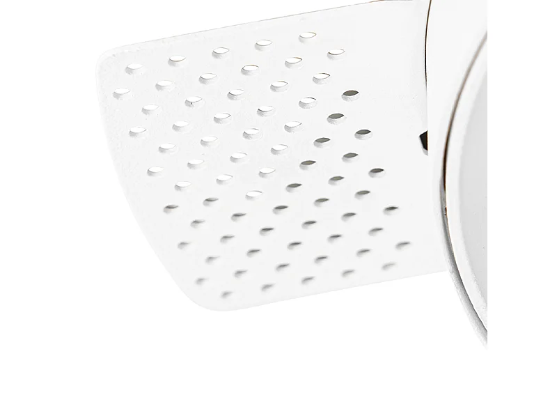 Spot encastré moderne blanc GU10 AR111 rond sans enjoliveur - Oneon