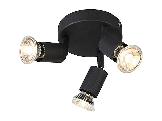 Spot industriel noir inclinable rond - Jeany 3