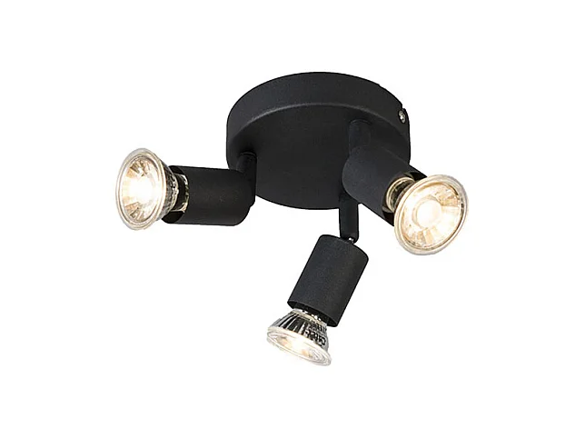 Spot industriel noir inclinable rond - Jeany 3