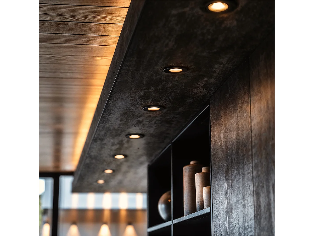 Downlight moderne noir inclinable - Cisco