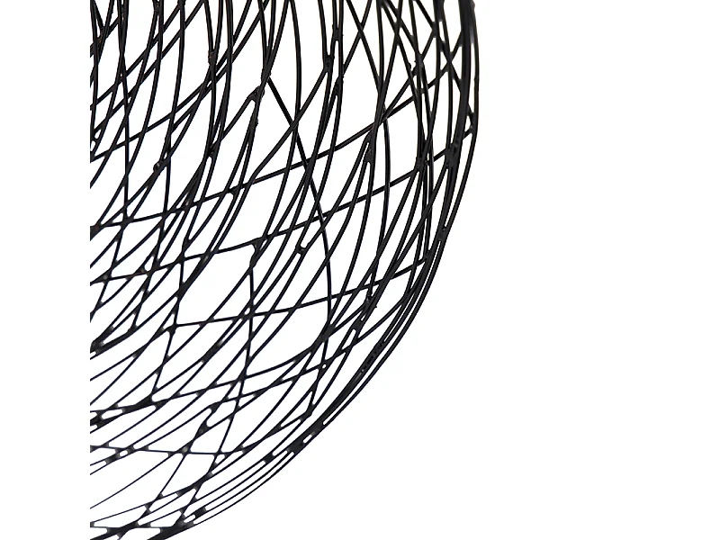 Plafonnier oriental noir 60 cm - Glan