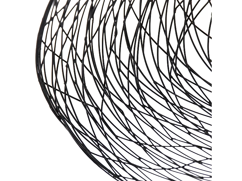 Plafonnier oriental noir 60 cm - Glan