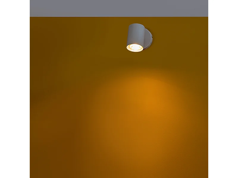 Spot moderne blanc orientable - Jeana