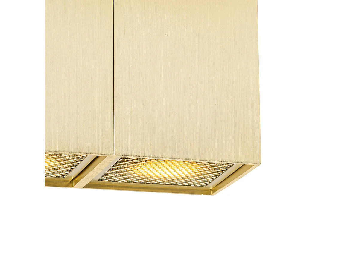 Spot design doré 2 lumières - Qubo Honey