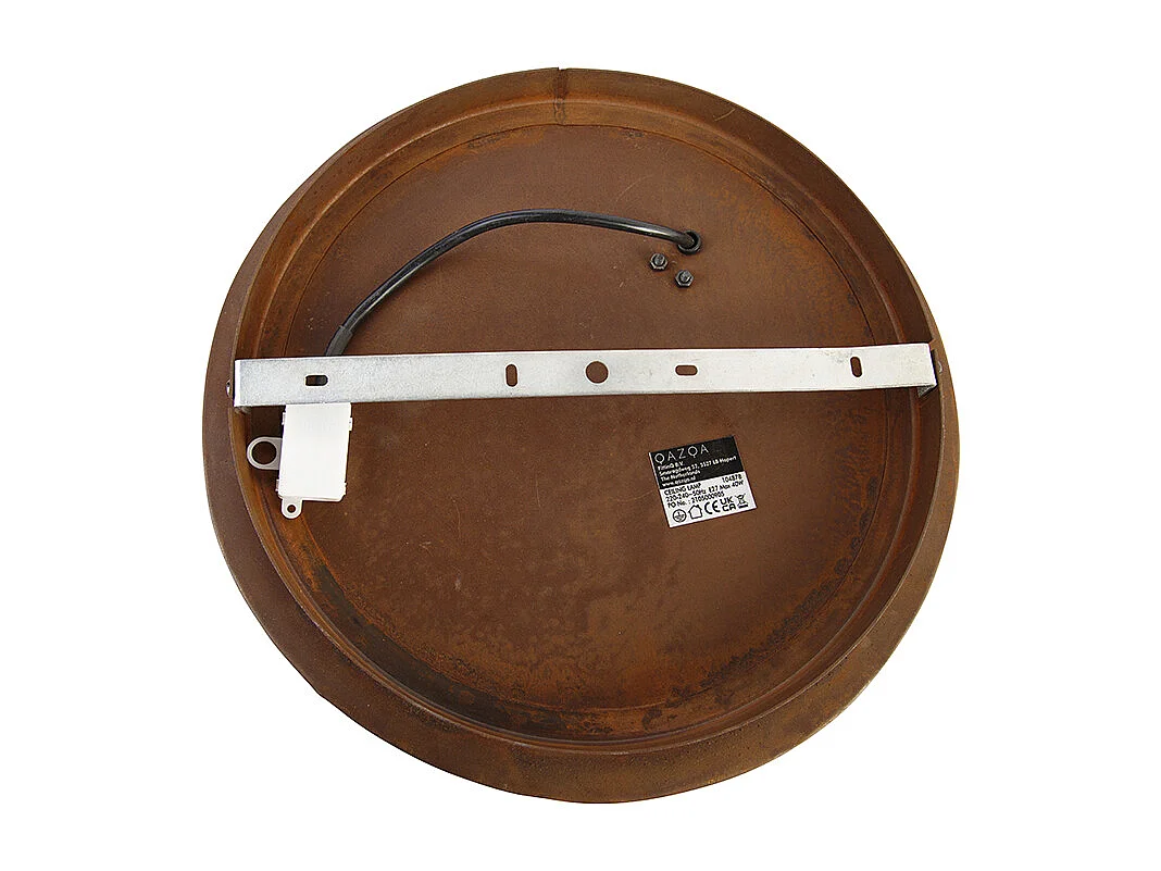 Plafonnier industriel brun rouille 35 cm - Barril