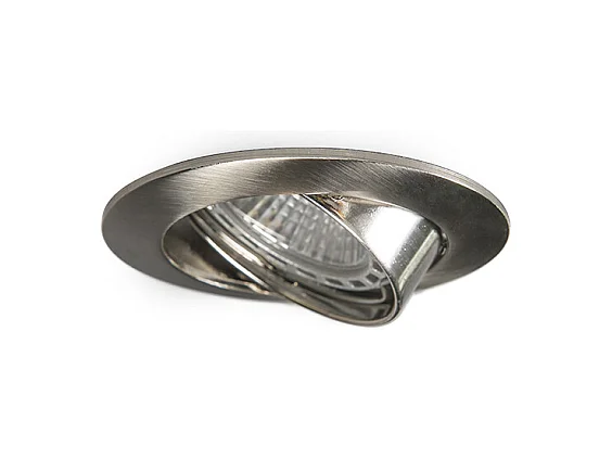 Spot encastrable intelligent acier Incl. WiFi GU10 inclinable - Edu