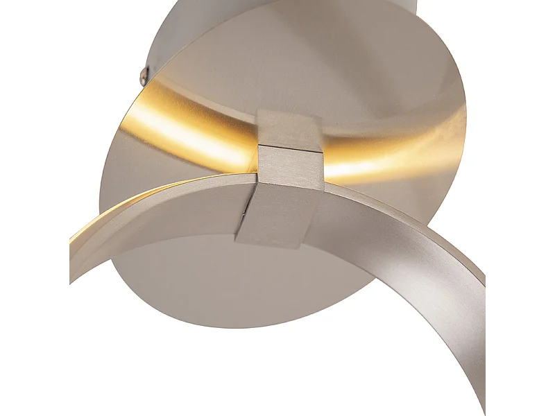 Plafonnier design en acier avec variateur d'intensité et LED incluses - Viola Due