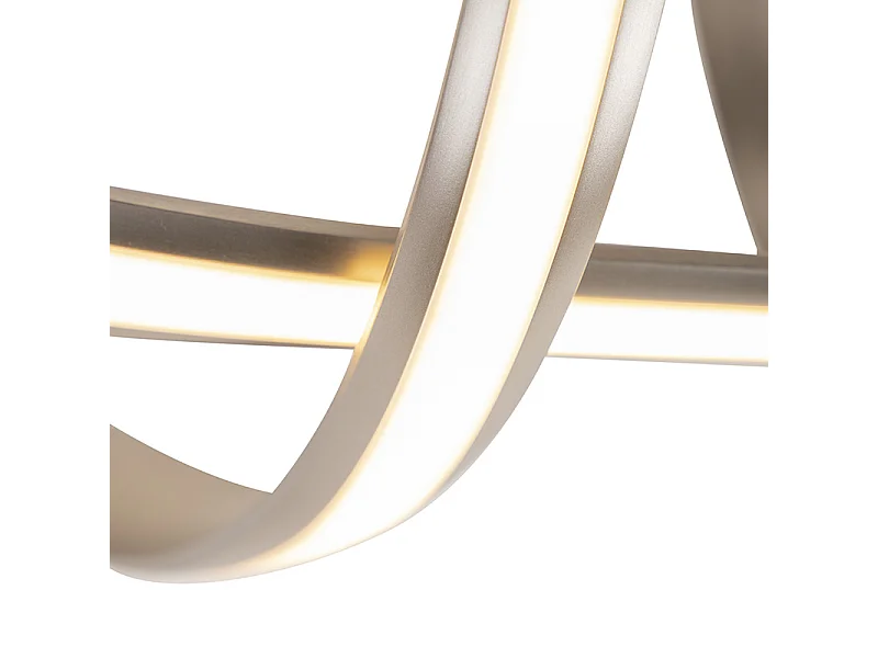 Plafonnier design en acier avec variateur d'intensité et LED incluses - Viola Due