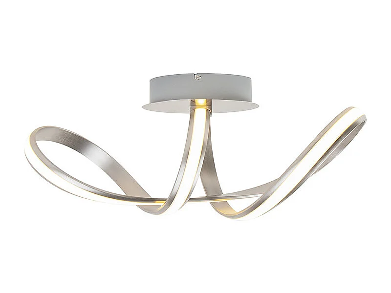 Plafonnier design en acier avec variateur d'intensité et LED incluses - Viola Due