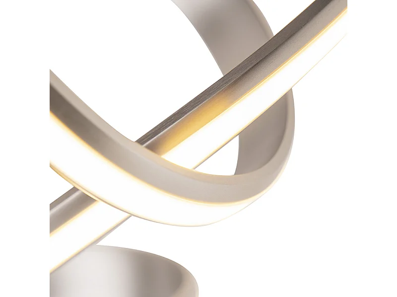 Plafonnier design en acier avec variateur d'intensité et LED incluses - Viola Due