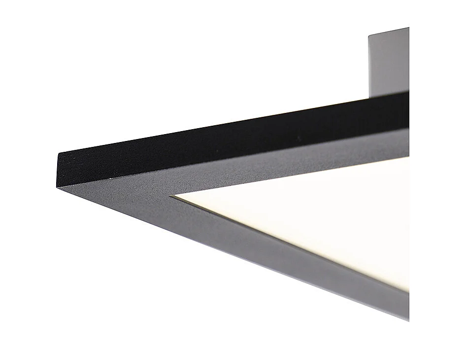 Panneau LED moderne noir 120 cm avec LED - Liv