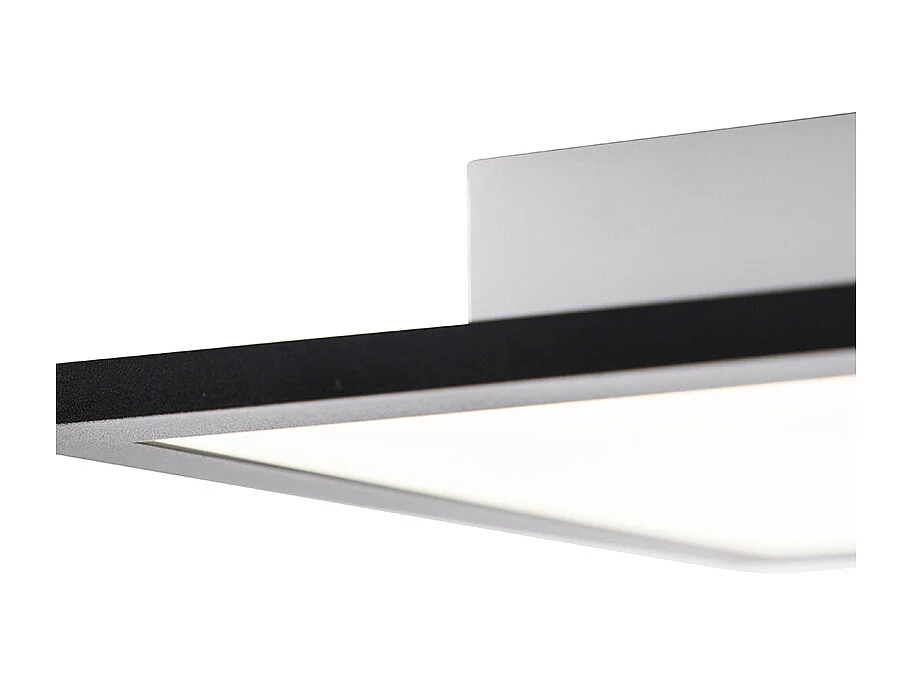 Plafonnier moderne noir avec LED intégré 120 cm - Liv