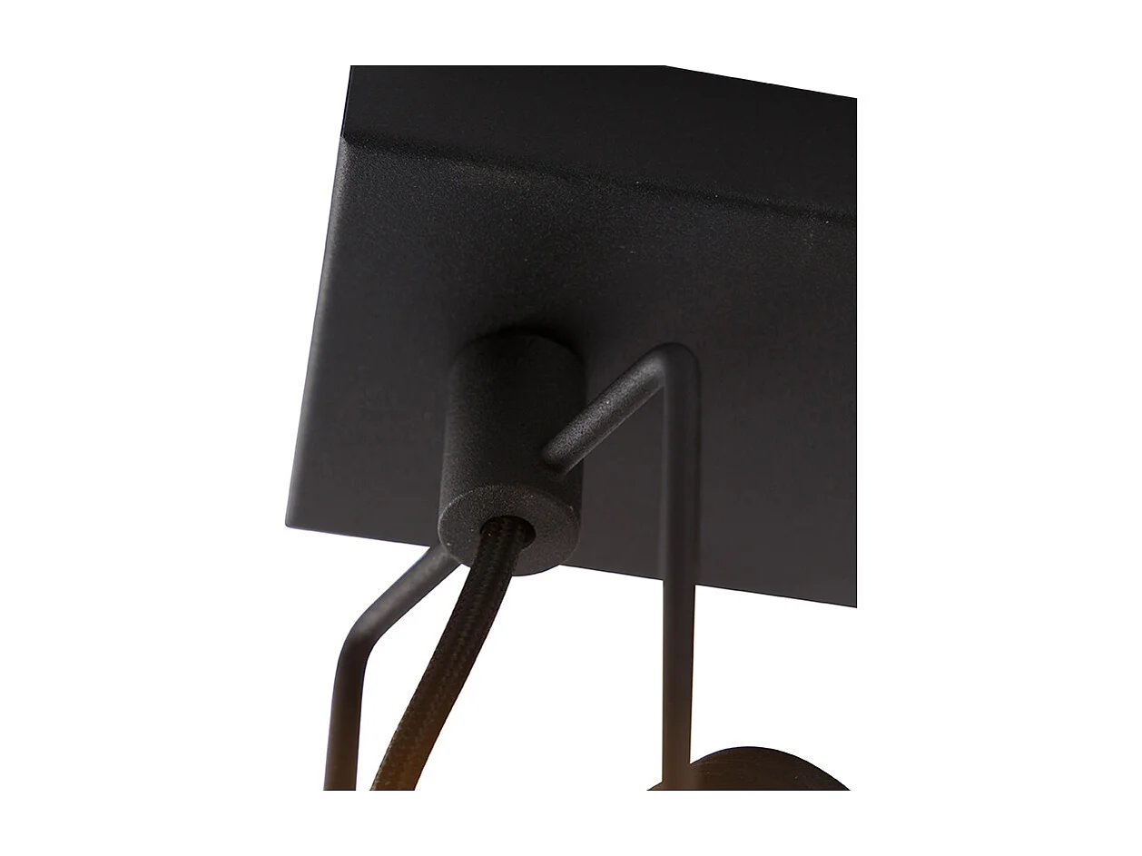 Spot industriel noir 2 lumières - Suplux